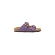 Maliparmi Flat Sandals Purple, Dam