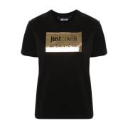 Just Cavalli T-Shirts Black, Dam