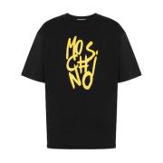 Moschino T-Shirts Black, Herr