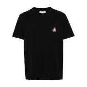 Maison Kitsuné Speedy Fox Patch Svart T-shirt Black, Herr