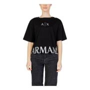 Armani Exchange T-Shirts Black, Dam
