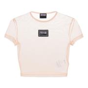 Versace Jeans Couture Toffee Piece Nr T-Shirt Beige, Dam