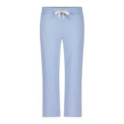 Juvia Cropped Trousers Blue, Dam