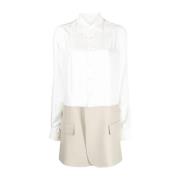 MM6 Maison Margiela Shirt Dresses White, Dam