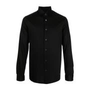 Emporio Armani Casual Shirts Black, Herr