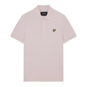 Lyle & Scott Polo Piquet Klassisk Stil Skjorta Pink, Herr