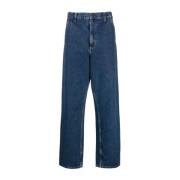 Carhartt Wip Straight Jeans Blue, Herr