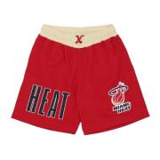 Mitchell & Ness NBA Team Vintage Logo Shorts Red, Herr