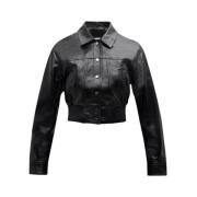 IRO Leather Jackets Black, Dam