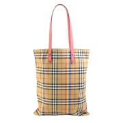 Burberry Vintage Pre-owned Bomull totevskor Multicolor, Dam