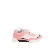 Chanel Vintage Pre-owned Tyg sneakers Pink, Dam
