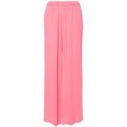 Forte Forte Wide Trousers Pink, Dam