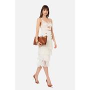 Elisabetta Franchi Sleeveless Tops Beige, Dam