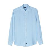 Fay Casual Shirts Blue, Herr