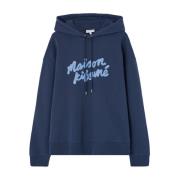 Maison Kitsuné Stiliga Sweaters Kollektion Blue, Herr