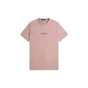 Fred Perry T-Shirts Pink, Herr