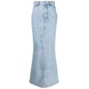 Moschino Denim Skirts Blue, Dam