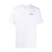 Patagonia Logo Responsibili-Tee® T-shirt White, Herr