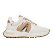 Alexander Smith Hyde Woman White Nude Sneakers Multicolor, Dam