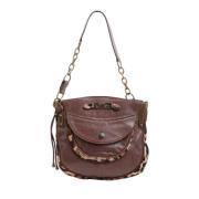 Dolce & Gabbana Pre-owned Pre-owned Laeder axelremsvskor Brown, Dam