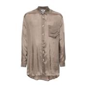 Magliano Casual Shirts Brown, Herr
