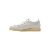 Clarks Off-White Suede Wallabee Tor Sneakers White, Herr