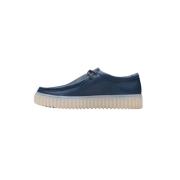 Clarks Blå Torhill Lo Sneakers Blue, Herr