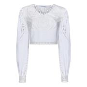 Alberta Ferretti Shirts White, Dam