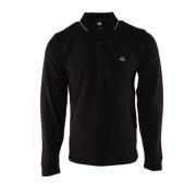 C.p. Company Stretch Piquet Slim Fit Polo Shirt Black, Herr