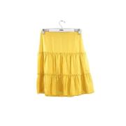 Burberry Vintage Pre-owned Silke nederdelar Yellow, Dam