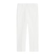 Max Mara Weekend Straight Trousers White, Dam