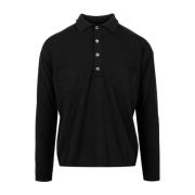Mauro Grifoni Polo Shirts Black, Herr