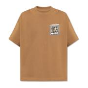 Emporio Armani Bomull T-shirt Brown, Herr