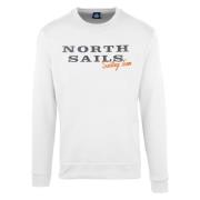 North Sails Sweatshirts White, Herr