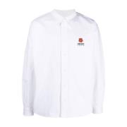 Kenzo Vit Logoskjorta White, Herr