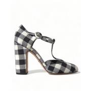 Dolce & Gabbana Retro Gingham Mary Janes Skor Multicolor, Dam