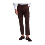 Brooks Brothers Soho extra-slim fit bomullsborstade chino-byxor Brown,...