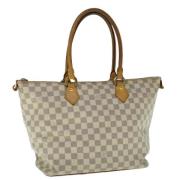 Louis Vuitton Vintage Pre-owned Canvas louis-vuitton-vskor White, Dam