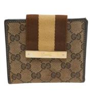 Gucci Vintage Pre-owned Belagd canvas plnbcker Multicolor, Dam