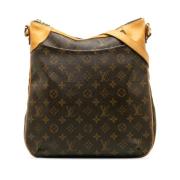 Louis Vuitton Vintage Pre-owned Canvas crossbodyvskor Brown, Dam