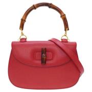 Gucci Vintage Pre-owned Laeder gucci-vskor Red, Dam