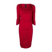 Norma Kamali Midi Dresses Red, Dam
