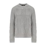 Daily Paper Round-neck Knitwear Gray, Herr