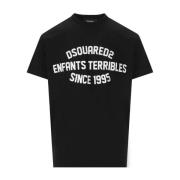 Dsquared2 T-Shirts Black, Herr