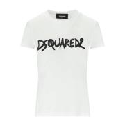 Dsquared2 T-Shirts White, Dam