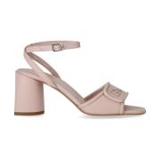 Emporio Armani High Heel Sandals Pink, Dam