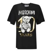 Moschino Designer T-shirts och Polos Black, Dam