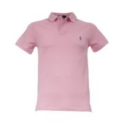 Polo Ralph Lauren Slim-Fit Polo Skjorta Pink, Herr