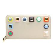 Fendi Vintage Pre-owned Laeder plnbcker Beige, Dam