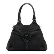 Gucci Vintage Pre-owned Canvas gucci-vskor Black, Dam